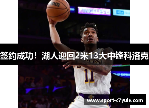 签约成功！湖人迎回2米13大中锋科洛克